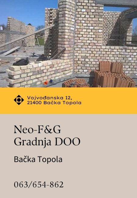 NEO-F&G GRADNJA DOO Bačka Topola