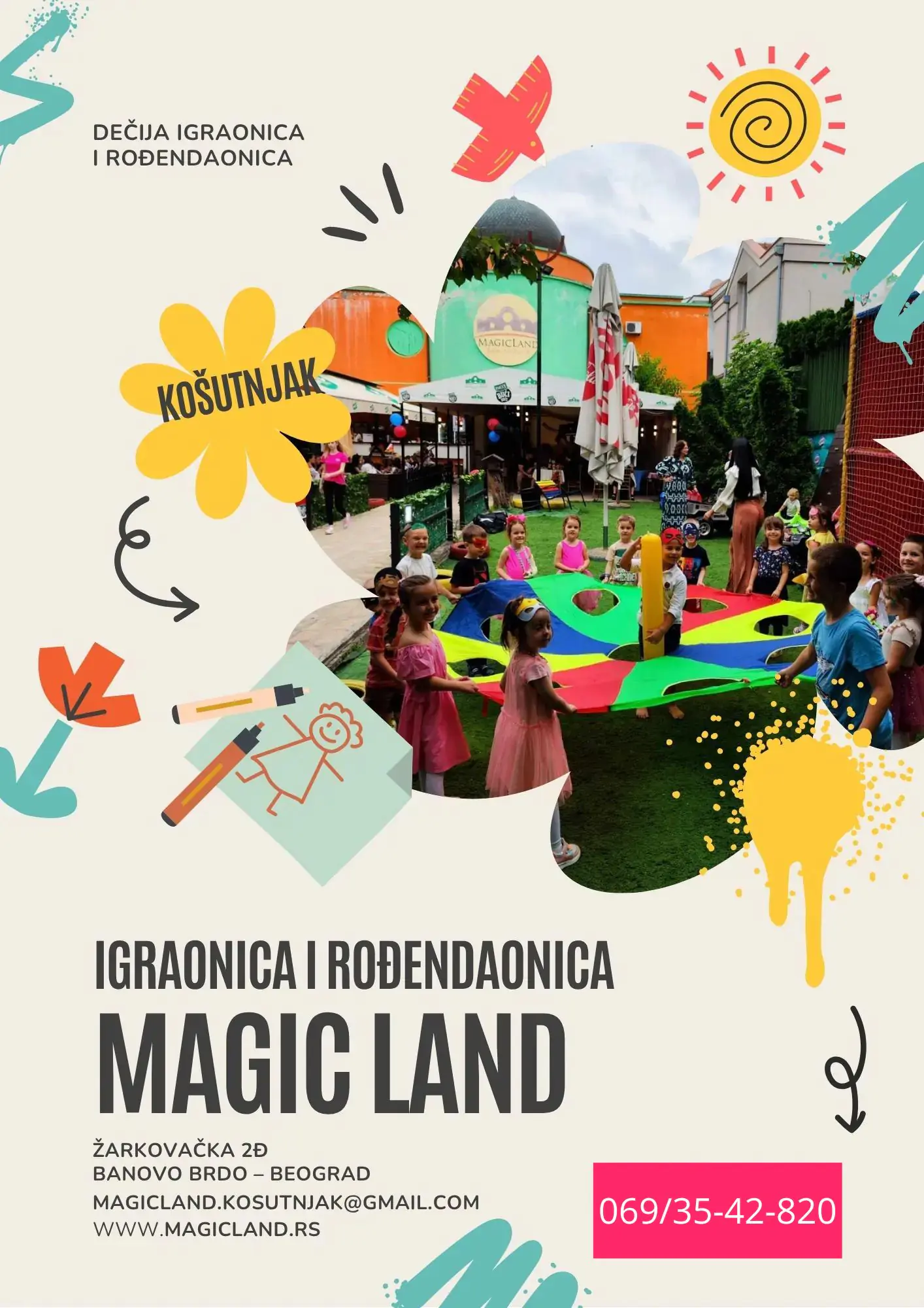 Igraonica i rođendaonica Magic Land Košutnjak