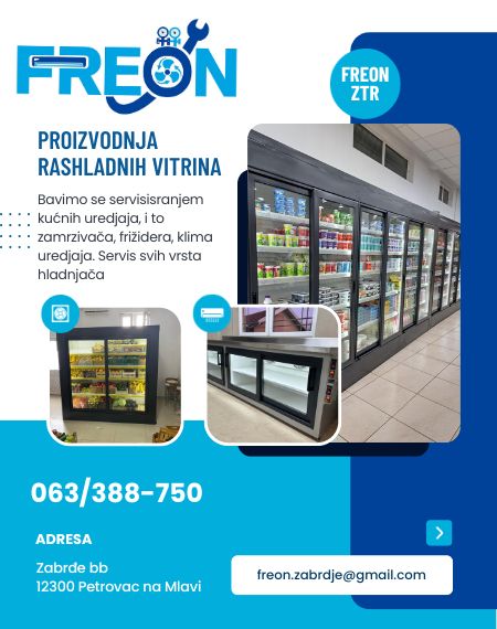 Servis bele tehnike Freon Petrovac na Mlavi