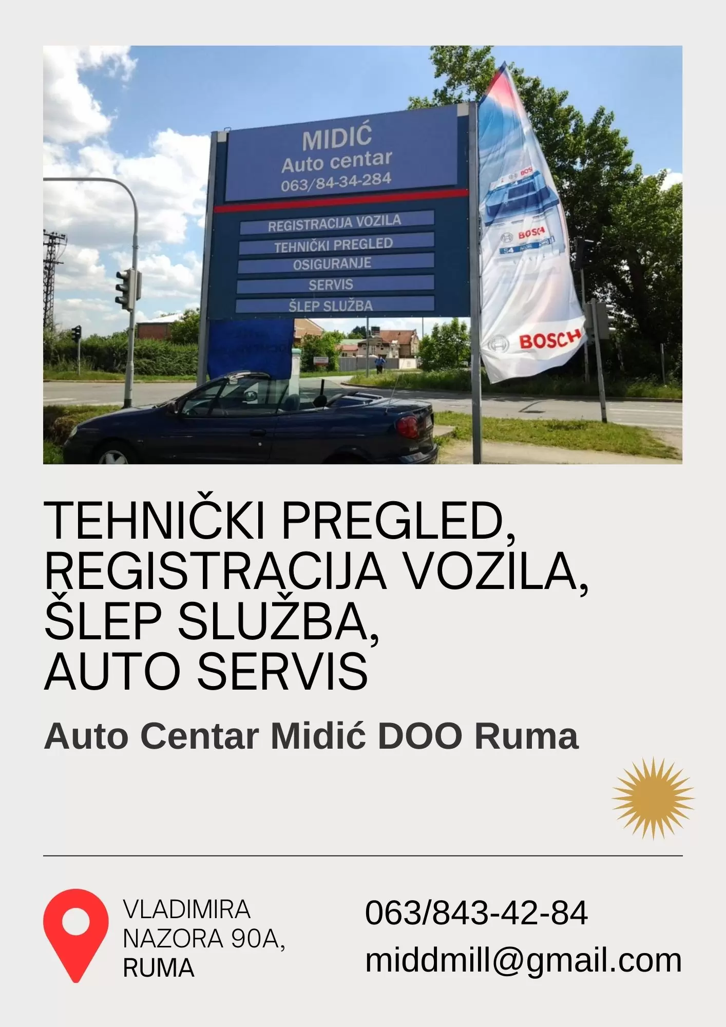 tehnički pregled ruma