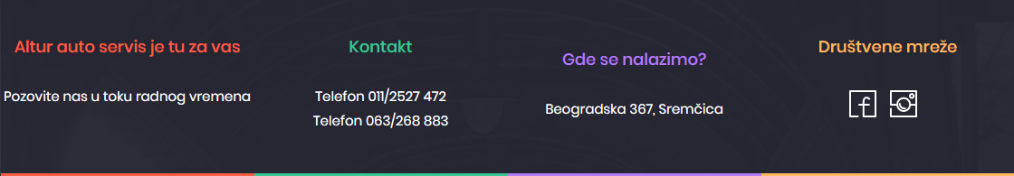 auto servis altur sremčica