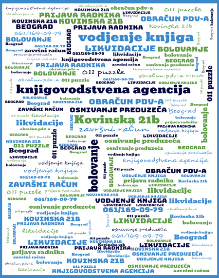 knjigovodstvena agencija 011 puzzle