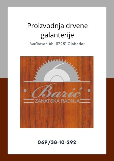 Proizvodnja drvene galanterije Barić Mačkovac