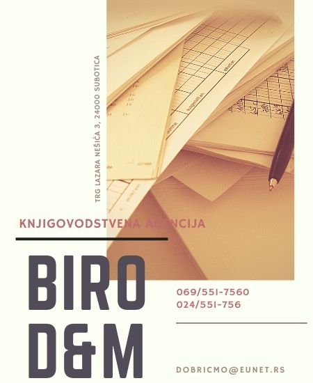 knjigovodstvena agencija biro D&m