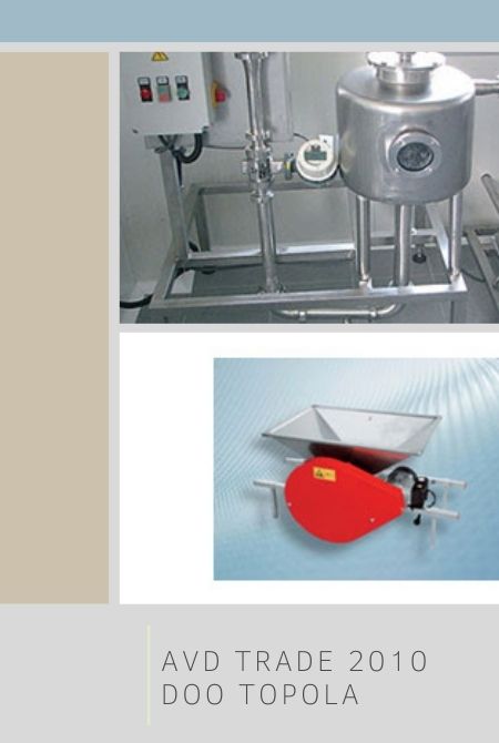 Oprema za proizvodnju vina topola