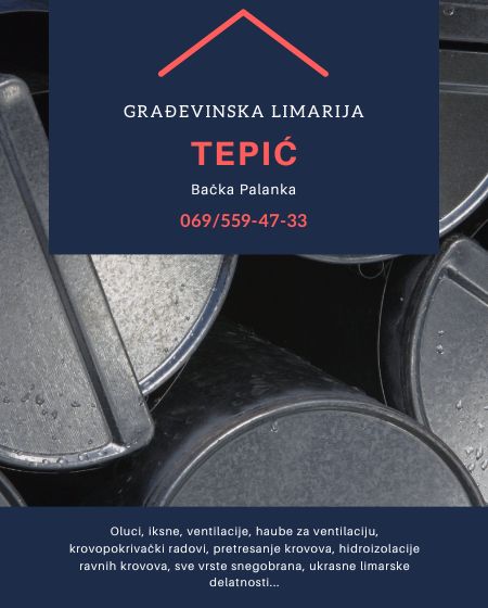Građevinska limarija Tepić Bačka Palanka