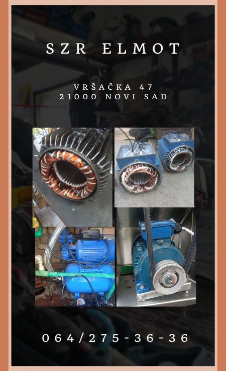 Viklovanje elektro motora Novi Sad
